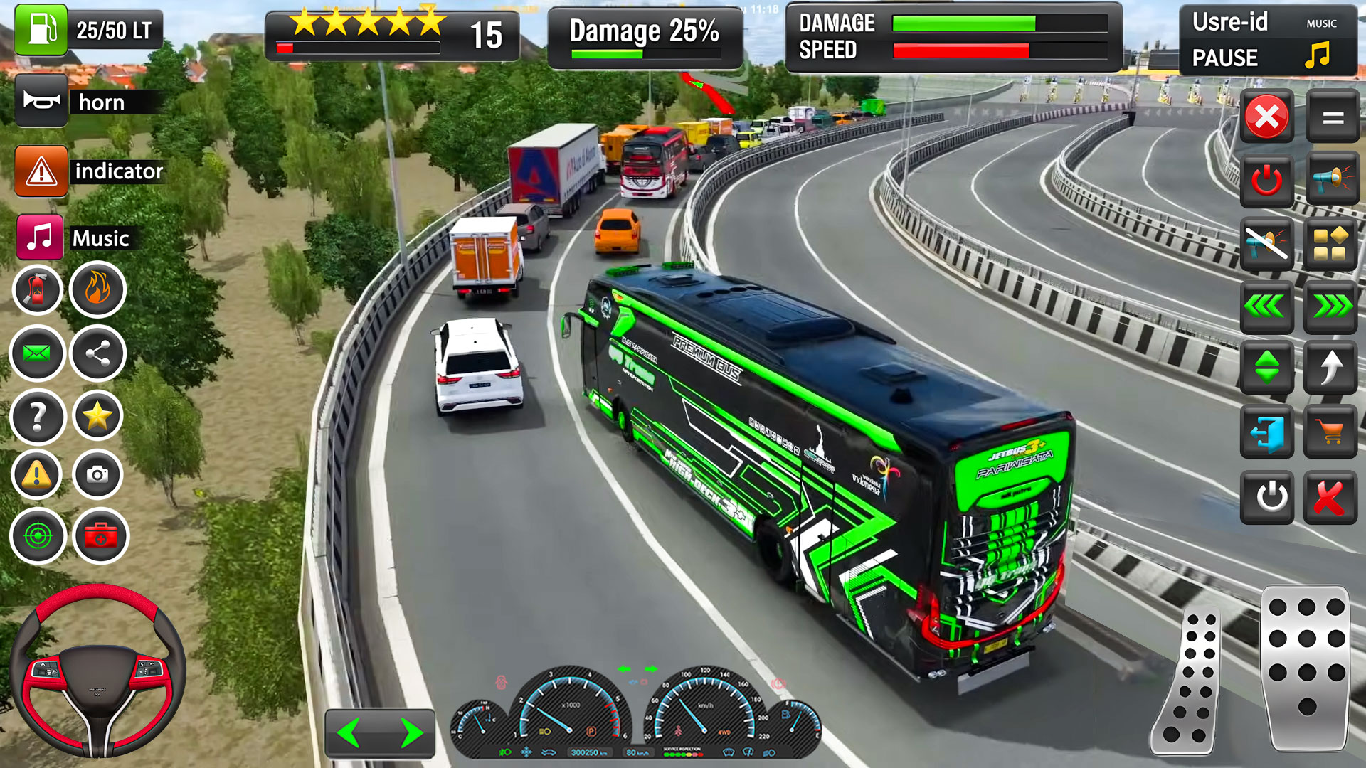 اسکرین شات 3 بازی Coach Tourist Bus City Driving
