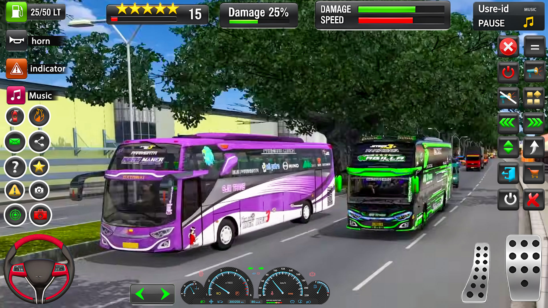 اسکرین شات 2 بازی Coach Tourist Bus City Driving