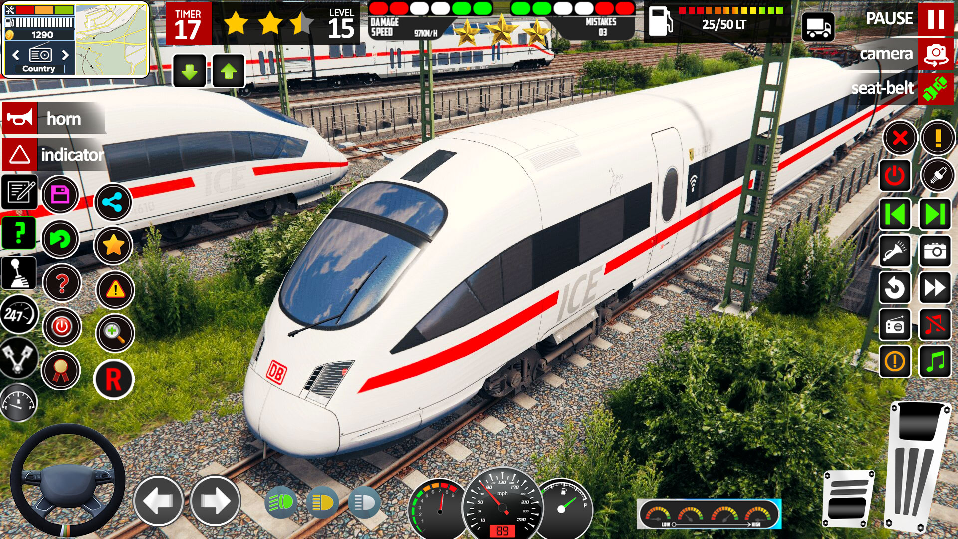 اسکرین شات 2 برنامه Train Driving Euro Train Games