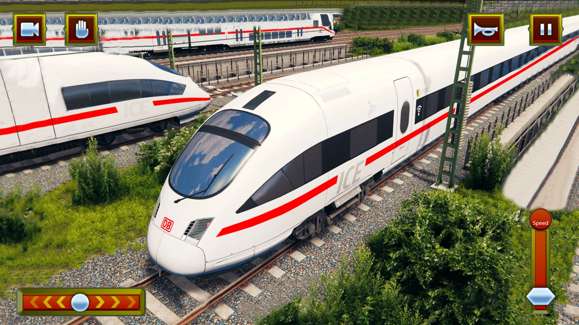 اسکرین شات 2 برنامه Train Driving Euro Train Games