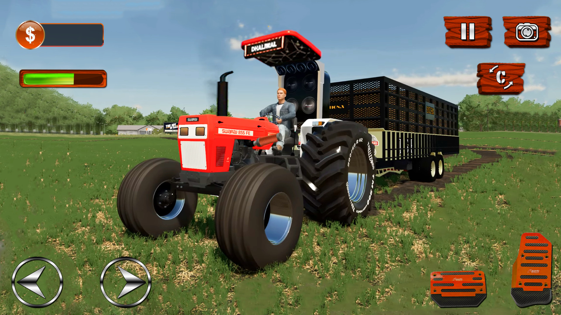 اسکرین شات 2 بازی Tractor Driving: Farming Games