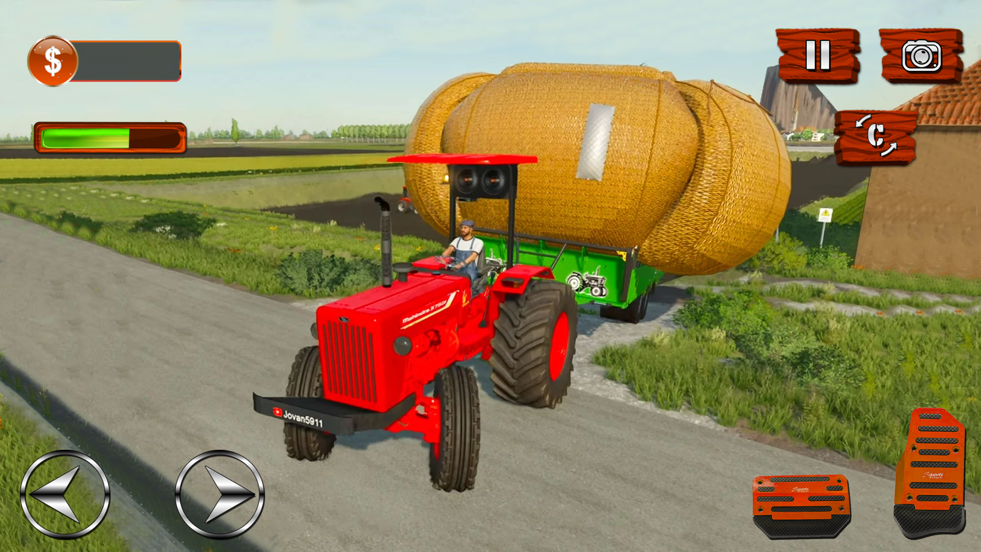 اسکرین شات 5 بازی Tractor Driving: Farming Games