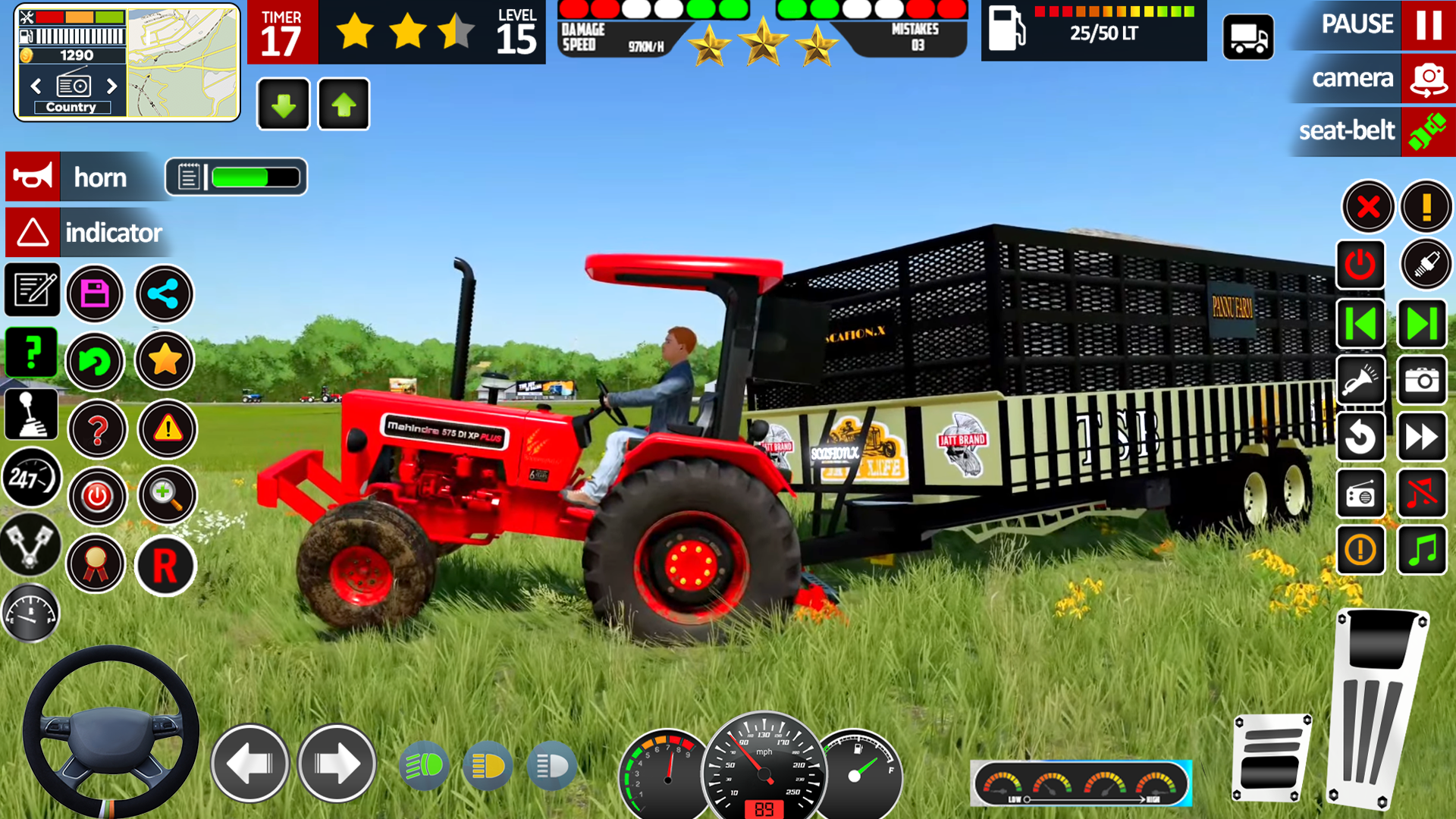 اسکرین شات 1 بازی Tractor Driving: Farming Games