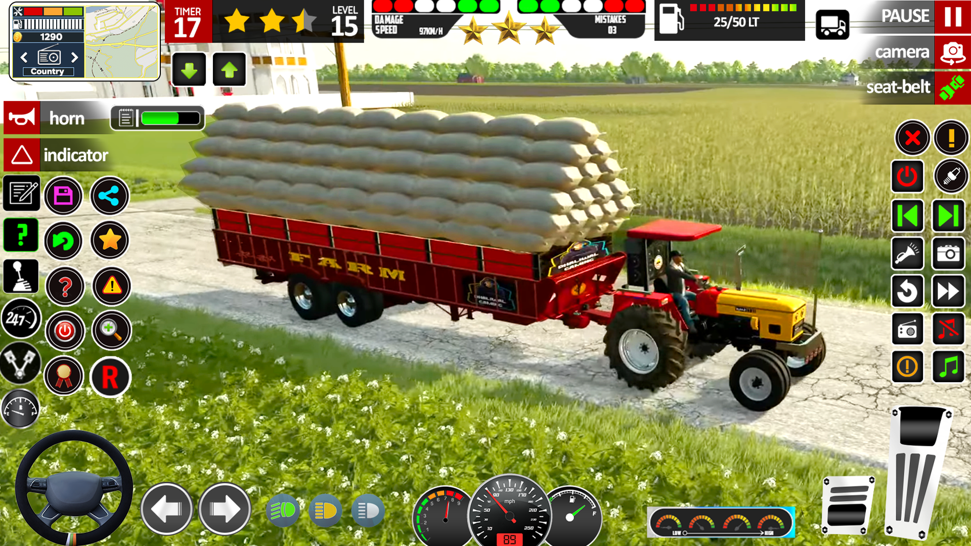 اسکرین شات 2 بازی Tractor Driving: Farming Games
