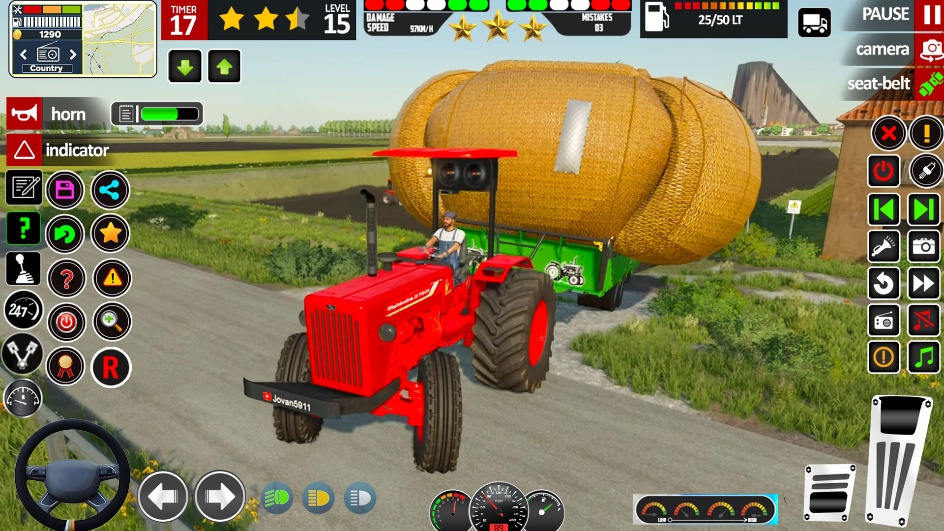 اسکرین شات 5 بازی Tractor Driving: Farming Games