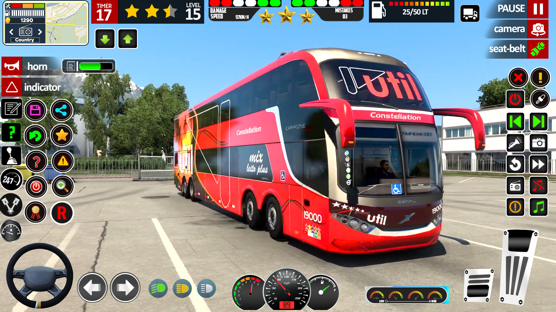 اسکرین شات 1 بازی Real Coach Driving: Bus Games