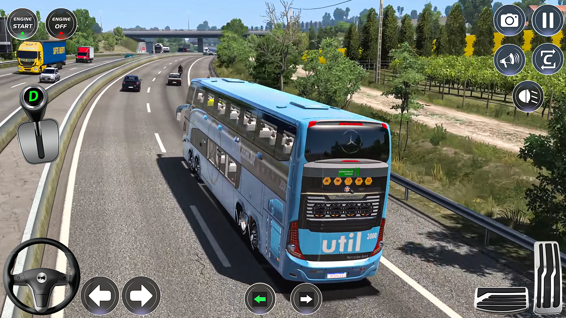 اسکرین شات 4 بازی Real Coach Driving: Bus Games