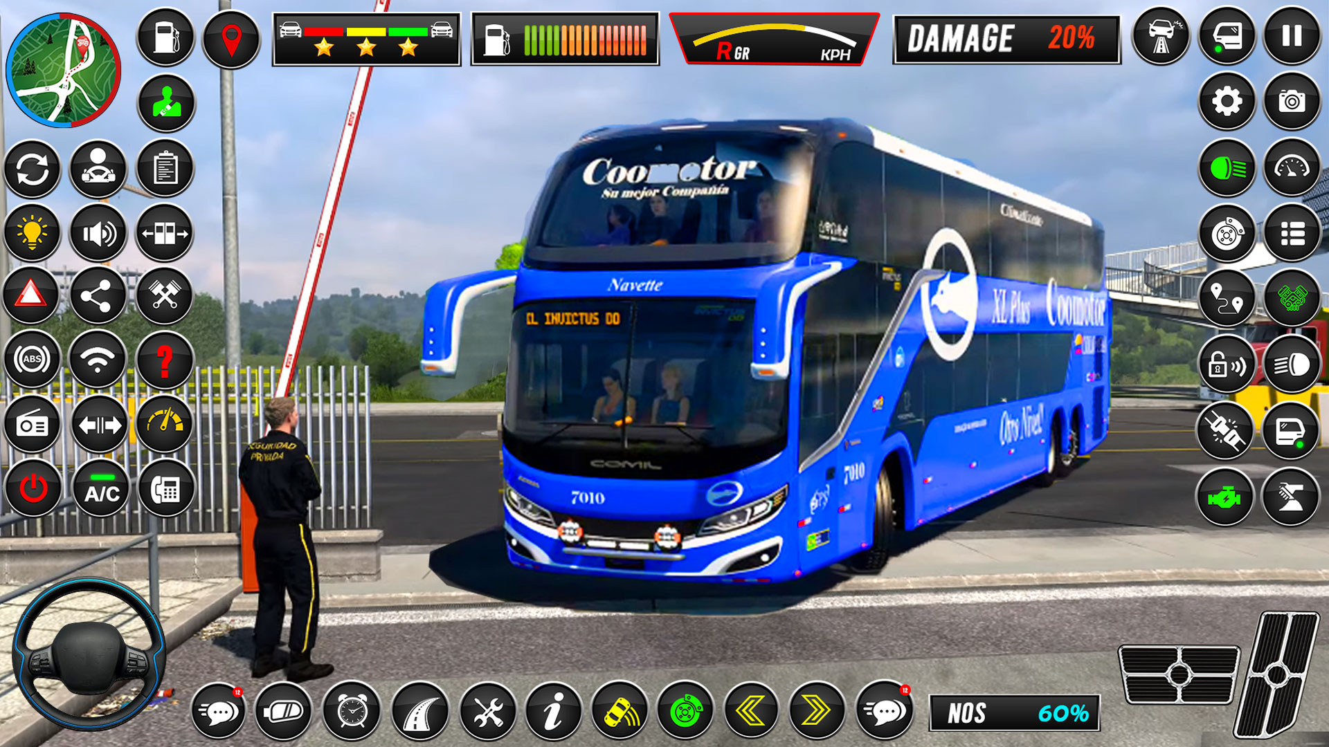 اسکرین شات 3 بازی Real Coach Driving: Bus Games