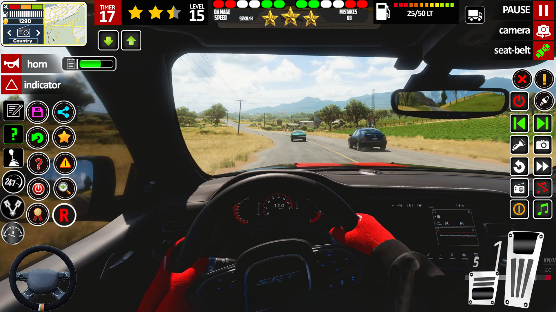 اسکرین شات 1 بازی Uphill Mountain Jeep Driver 3D