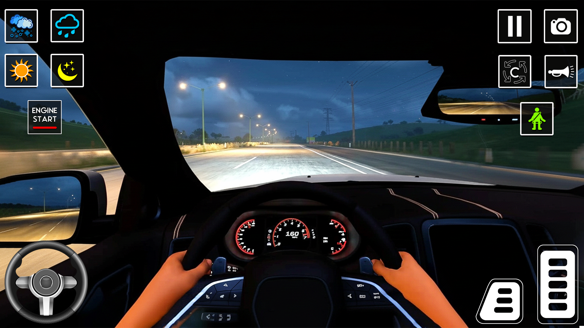 اسکرین شات 3 بازی Uphill Mountain Jeep Driver 3D