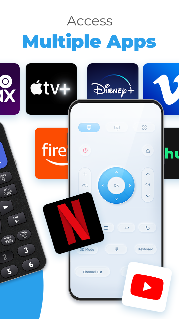 اسکرین شات 3 برنامه Universal TV Remote Control