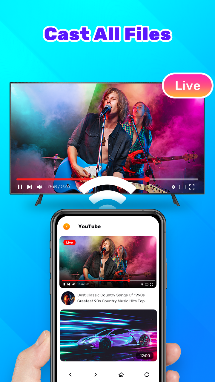 اسکرین شات 5 برنامه Screen Mirroring: Cast to TV