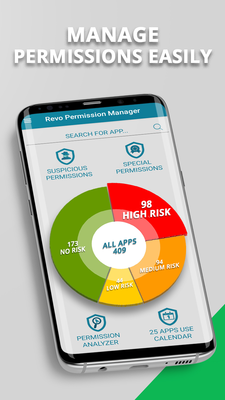 اسکرین شات 1 برنامه Revo Permission Analyzer