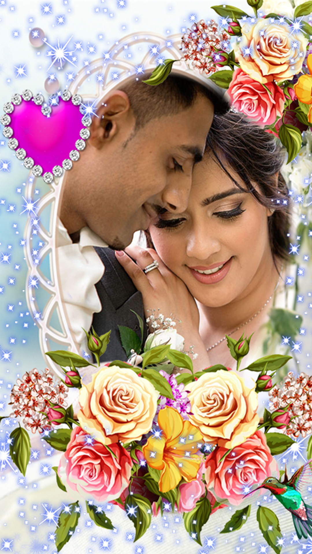 اسکرین شات 7 برنامه Lovely Flower Photo Frame