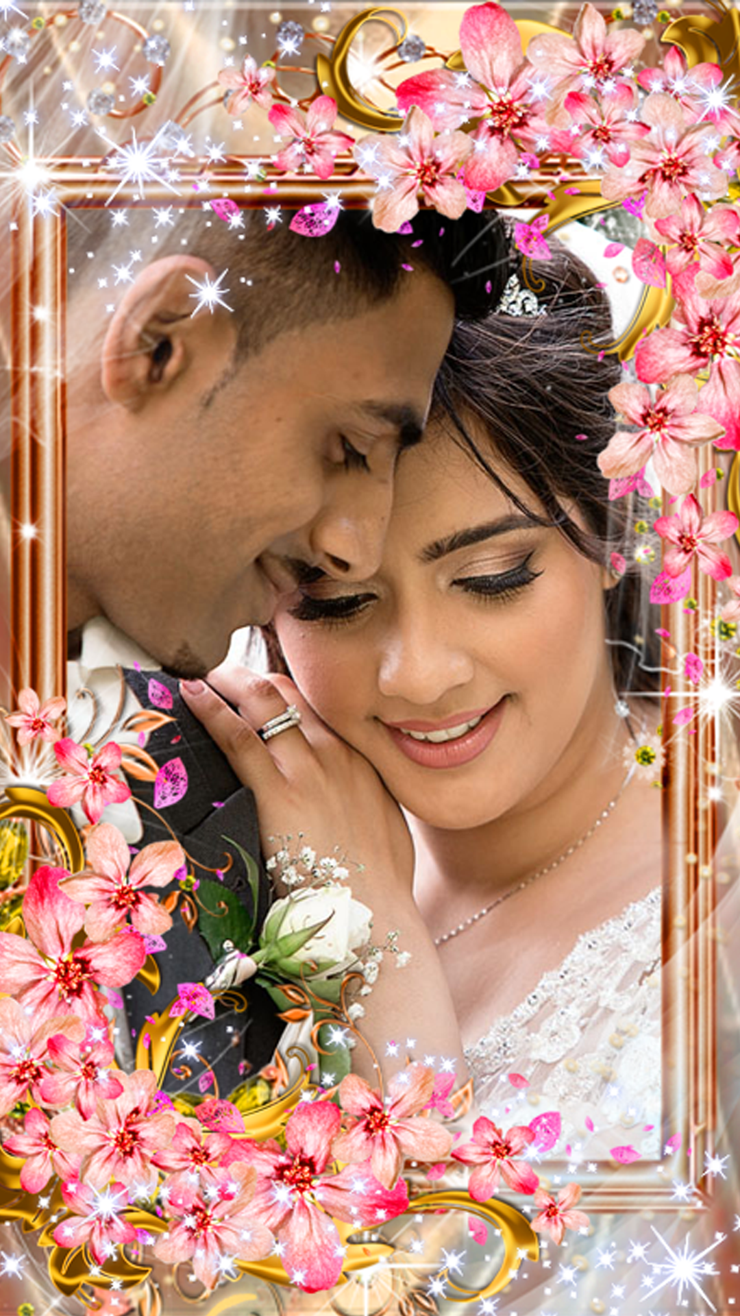 اسکرین شات 5 برنامه Lovely Flower Photo Frame