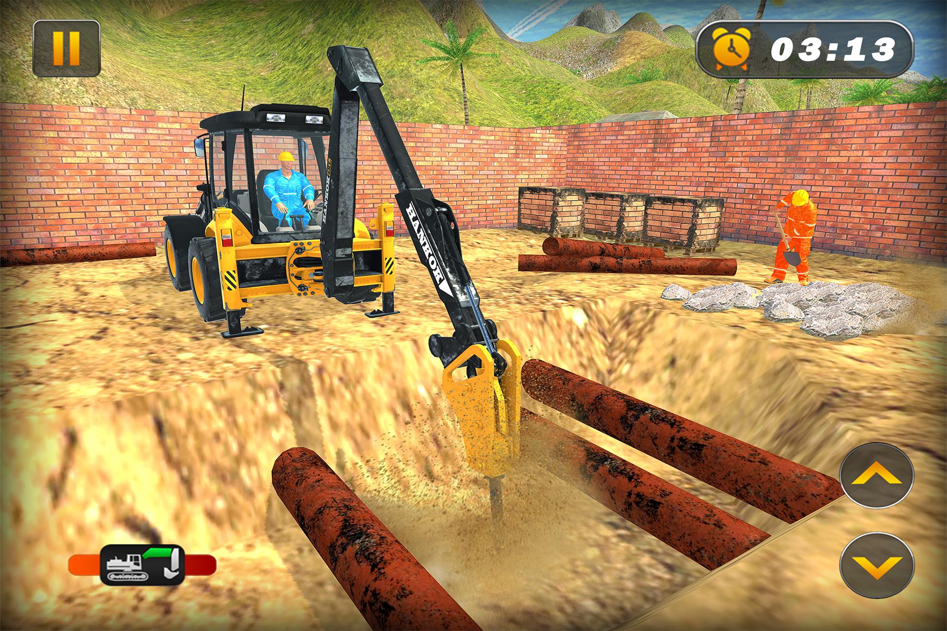 اسکرین شات 1 بازی Heavy Excavator Crane Digger