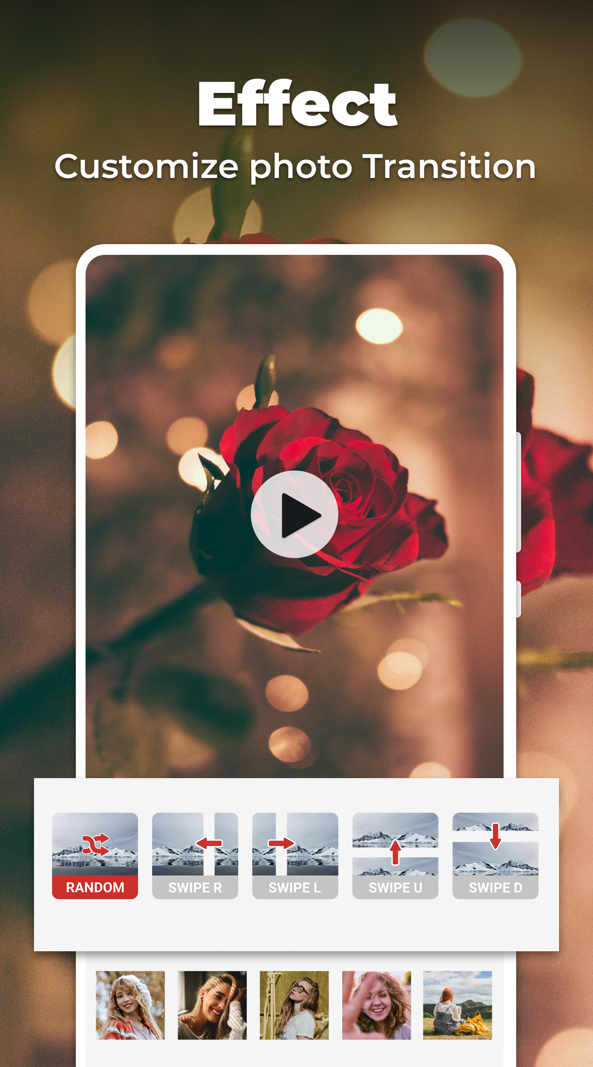 اسکرین شات 3 برنامه Photo Video Maker With Music