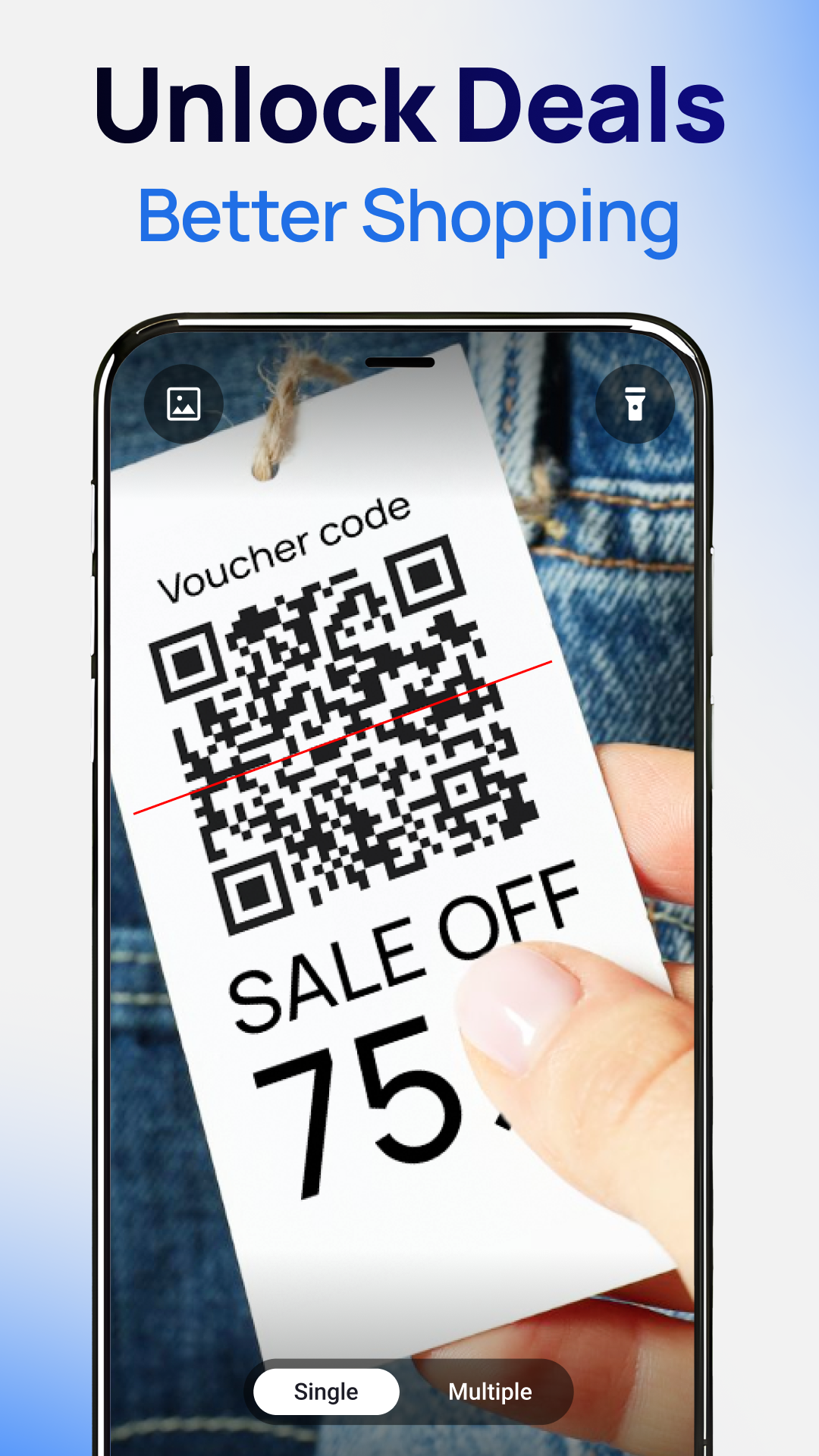 اسکرین شات 4 برنامه QR Code Scanner Barcode Reader