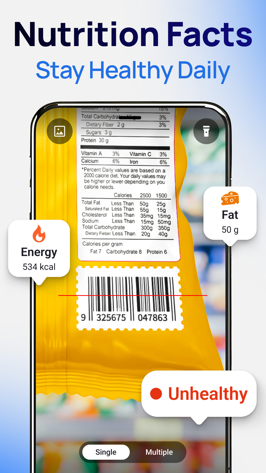 اسکرین شات 2 برنامه QR Code Scanner Barcode Reader