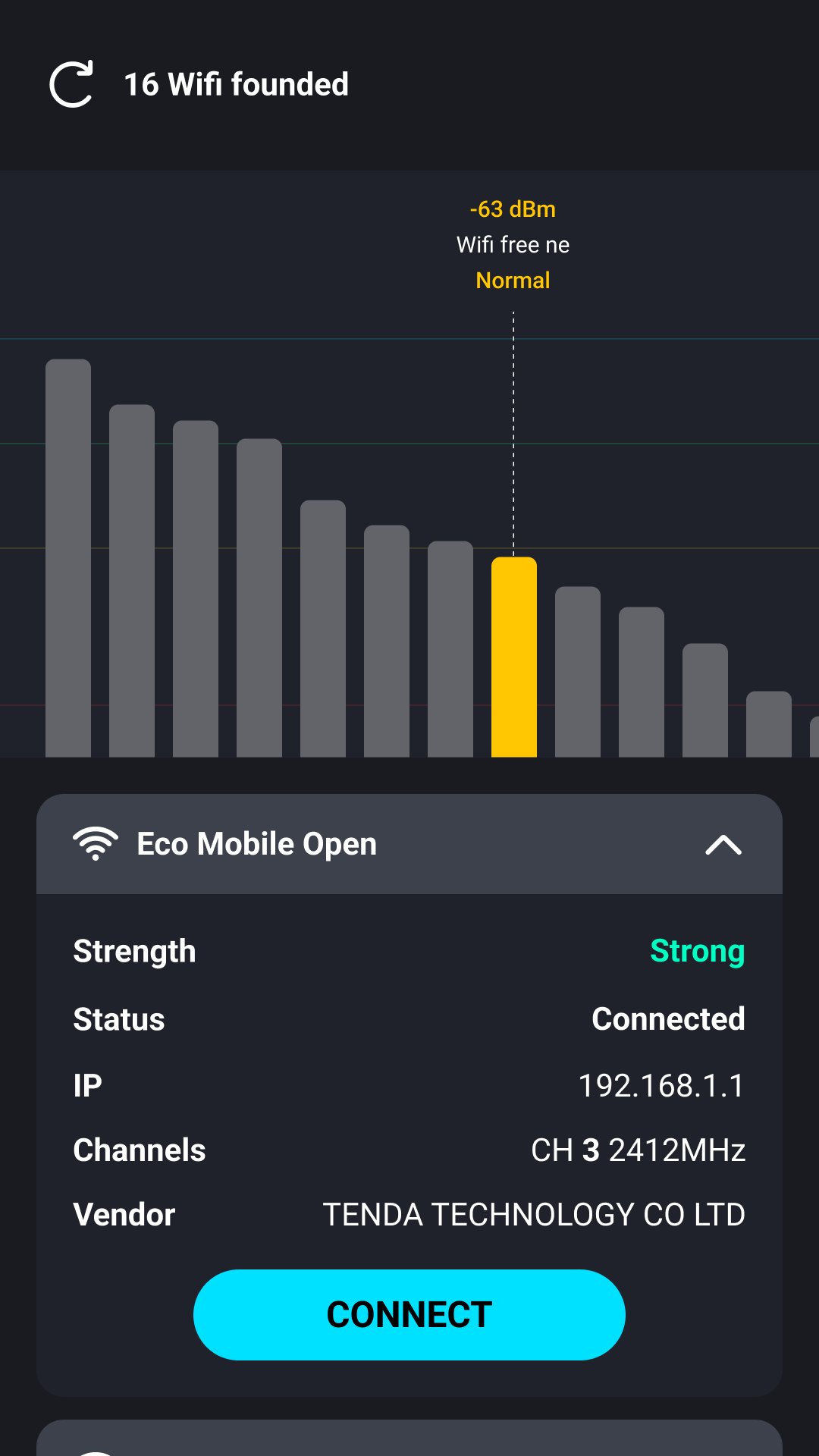 اسکرین شات 5 برنامه Speed Test 5G, Wifi - SpeedZen