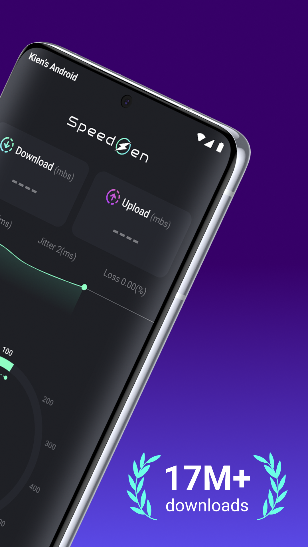 اسکرین شات 2 برنامه Speed Test 5G, Wifi - SpeedZen