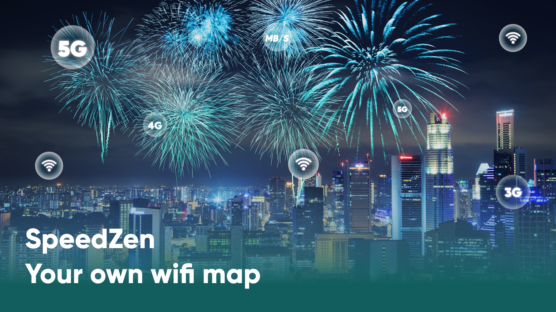 اسکرین شات 1 برنامه Speed Test 5G, Wifi - SpeedZen