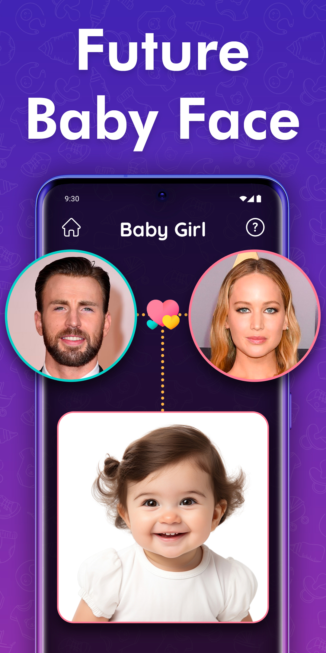 اسکرین شات 3 برنامه AI Baby Face Generator