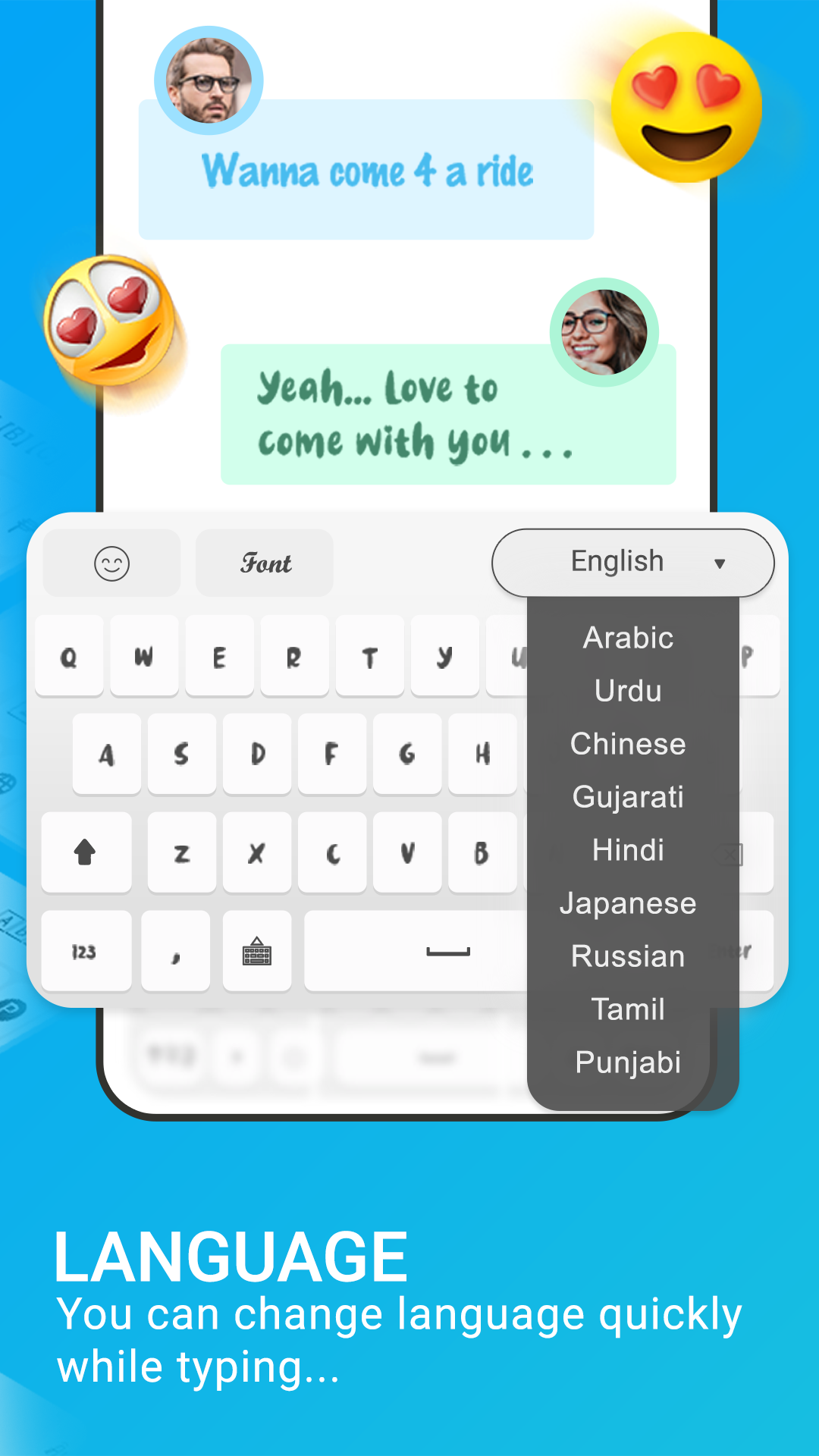 اسکرین شات 2 برنامه Fancy Stylish Font Keyboard