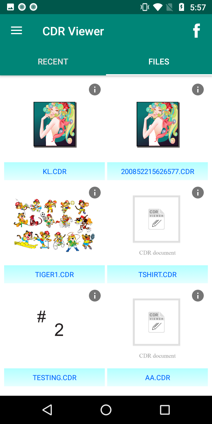 اسکرین شات 3 برنامه CDR File Viewer