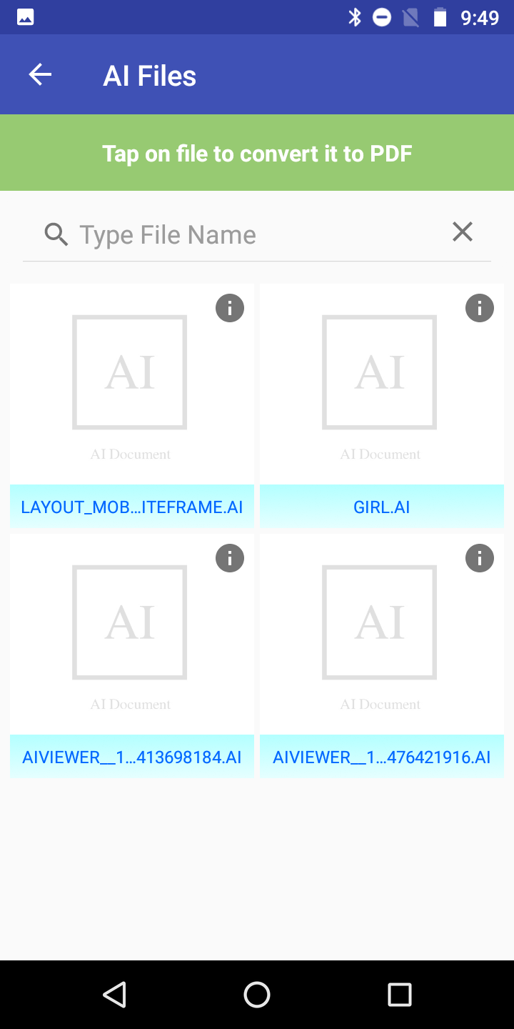 اسکرین شات 6 برنامه File to PDF Converter(AI, PSD)