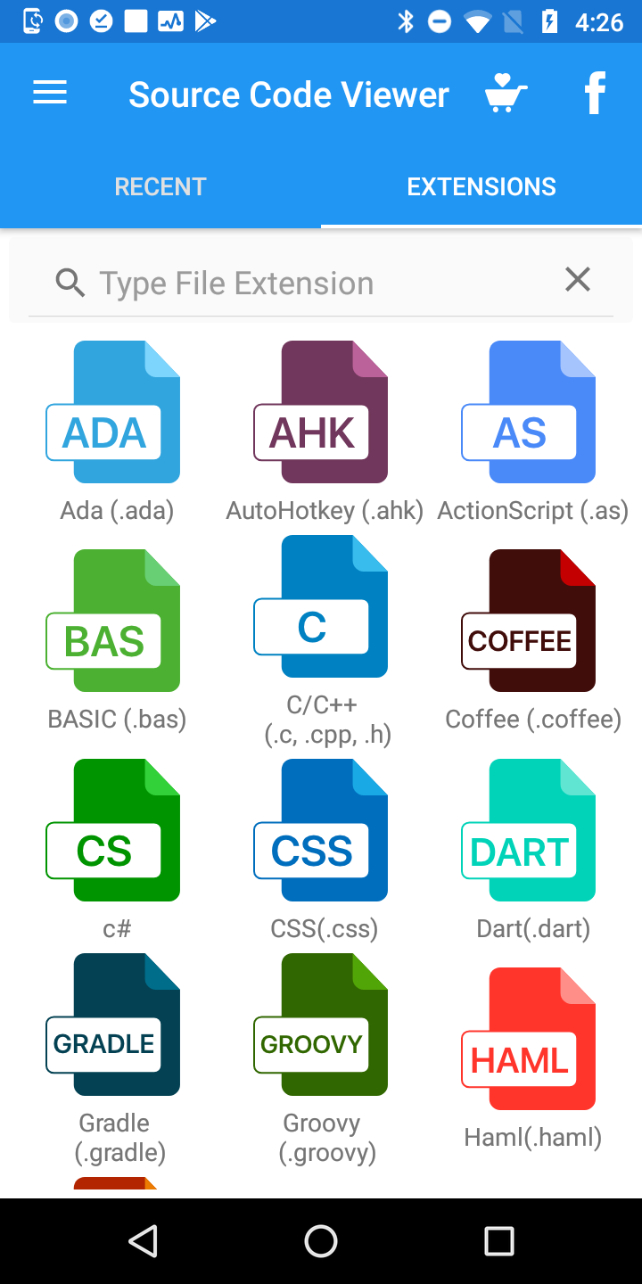 اسکرین شات 2 برنامه Source Code Viewer(Css, Java,