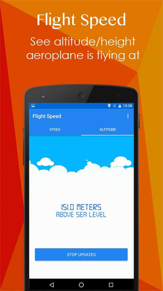اسکرین شات 3 برنامه Flight Speed - GPS based meter