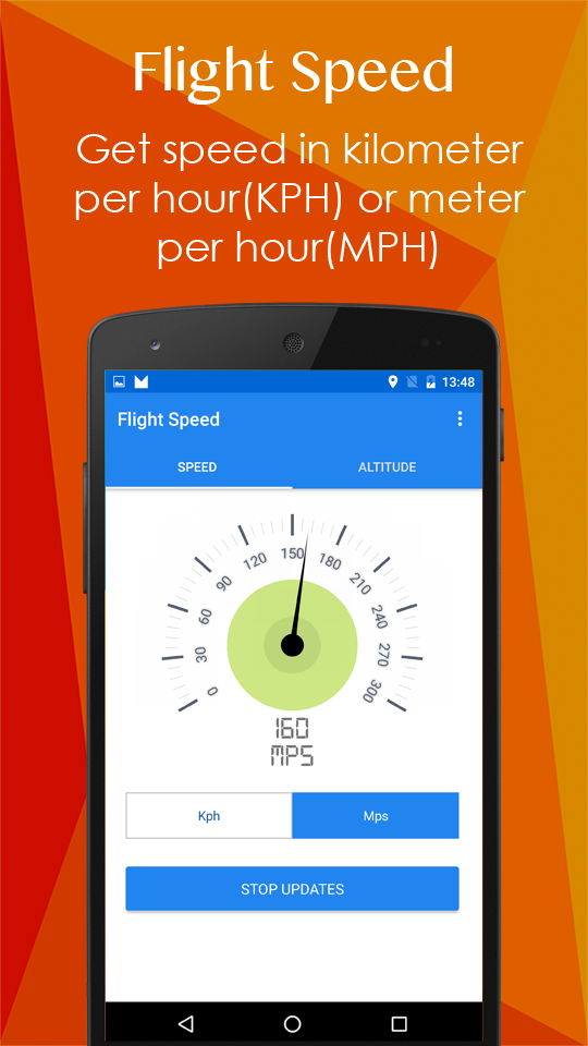 اسکرین شات 4 برنامه Flight Speed - GPS based meter