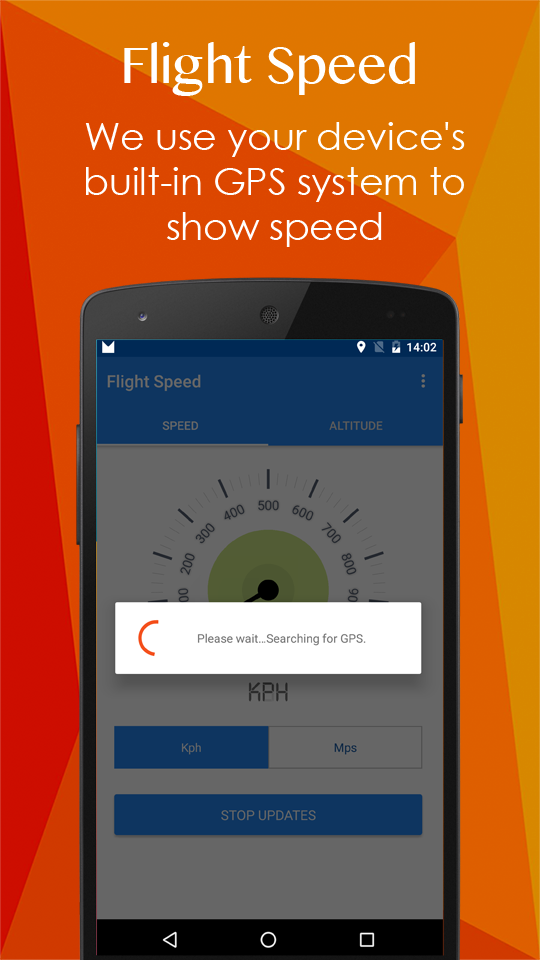 اسکرین شات 5 برنامه Flight Speed - GPS based meter