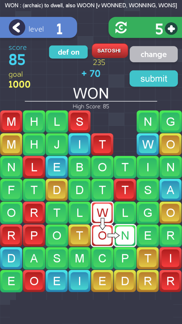 اسکرین شات 1 بازی Bitcoin CryptoWord - Earn BTC