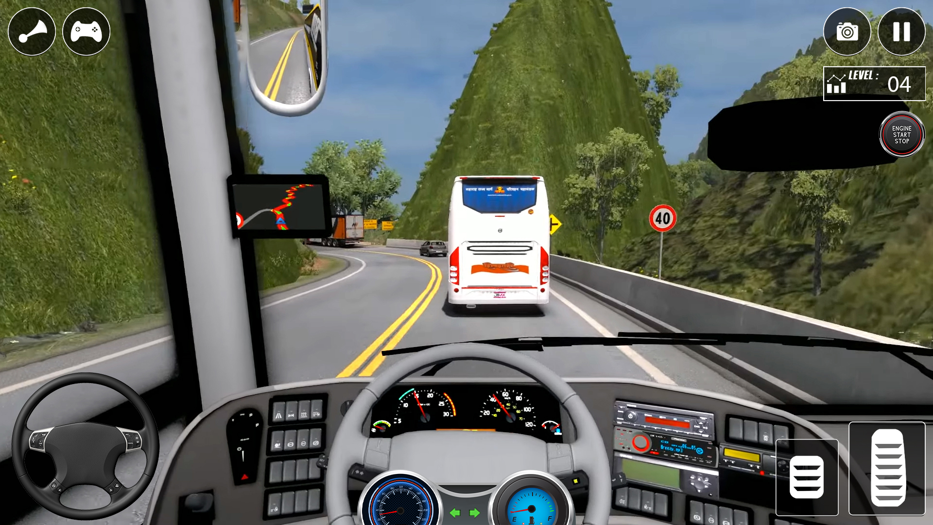 اسکرین شات 1 بازی Offroad Bus Game Bus Simulator