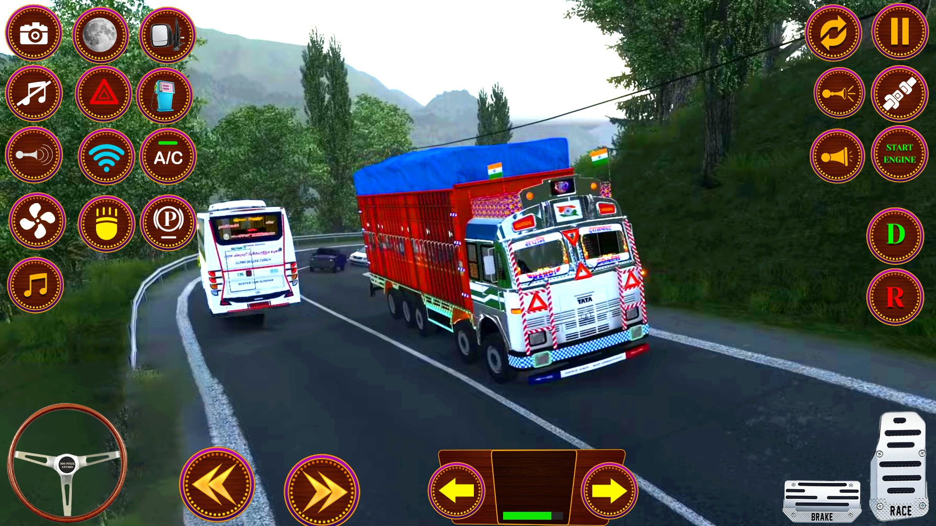 اسکرین شات 6 برنامه Indian Truck Offroad Cargo 3D