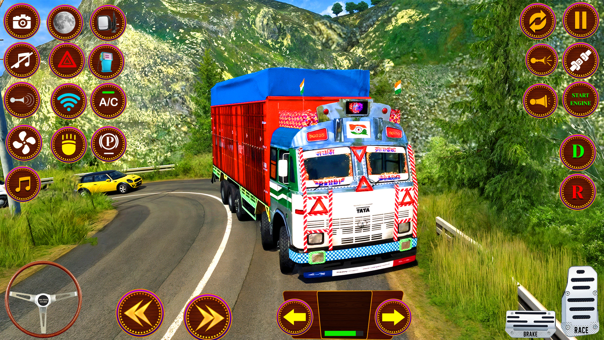 اسکرین شات 4 برنامه Indian Truck Offroad Cargo 3D