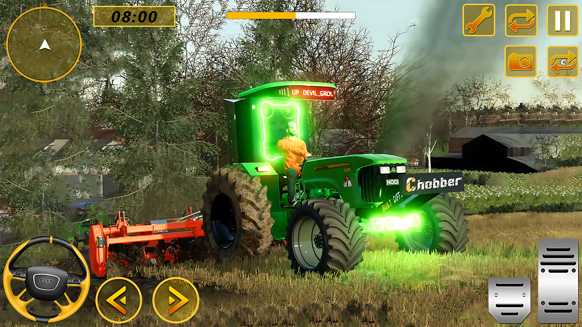 اسکرین شات 4 بازی Tractor Driving Farming Games