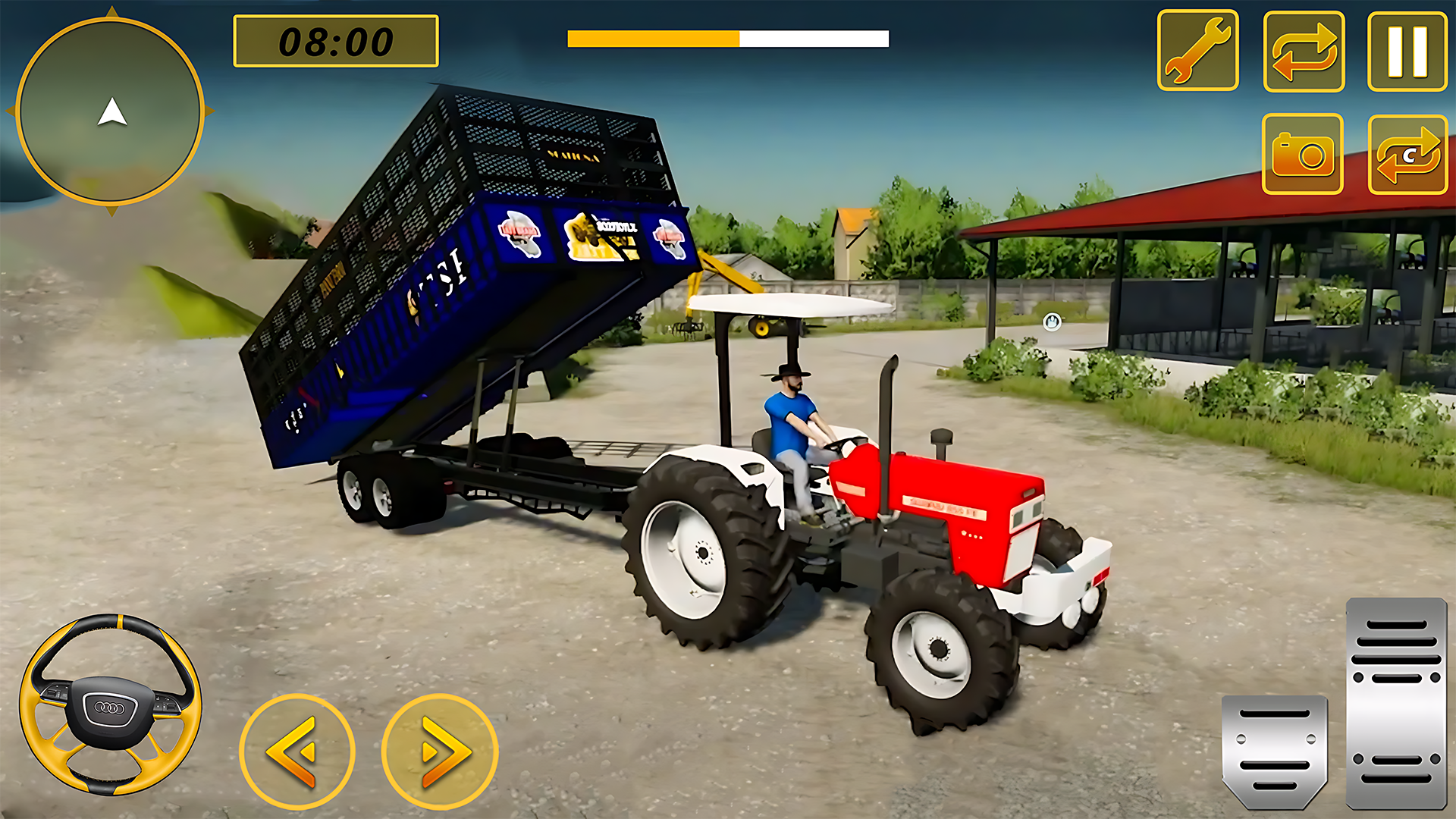 اسکرین شات 8 بازی Tractor Driving Farming Games