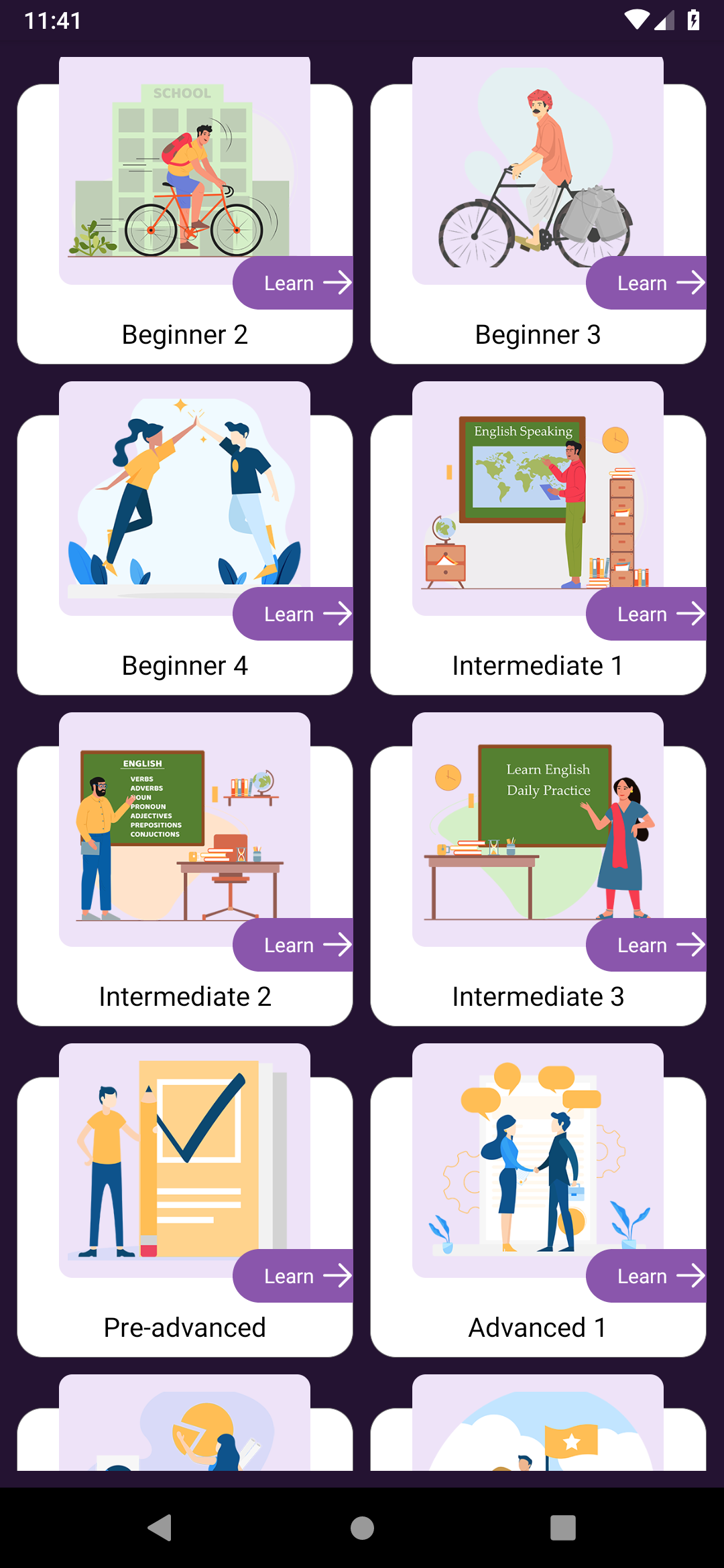 اسکرین شات 5 برنامه English Conversation Practice