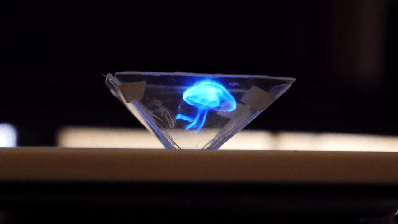 اسکرین شات 1 برنامه Vyomy 3D Hologram Projector