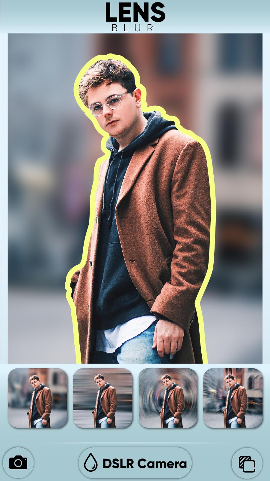 اسکرین شات 2 برنامه Blur Photo Editor -Blur image
