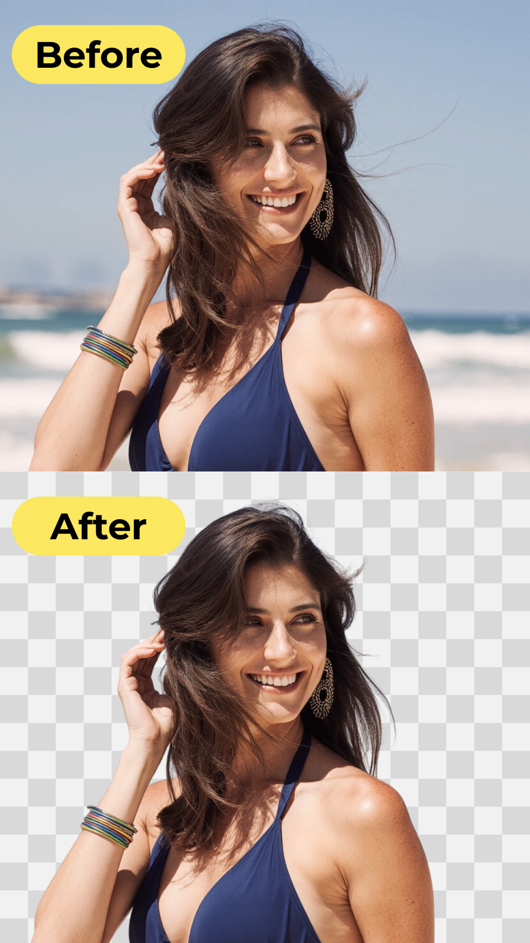اسکرین شات 2 برنامه Background Eraser・Photo Editor