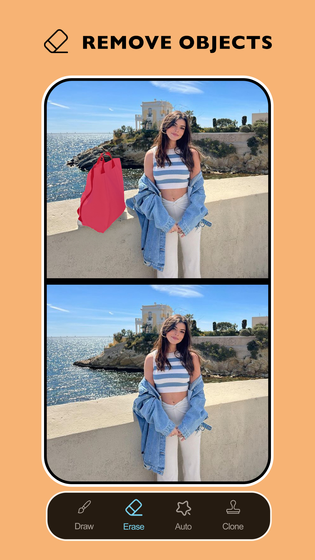 اسکرین شات 2 برنامه Remove It : Remove Objects