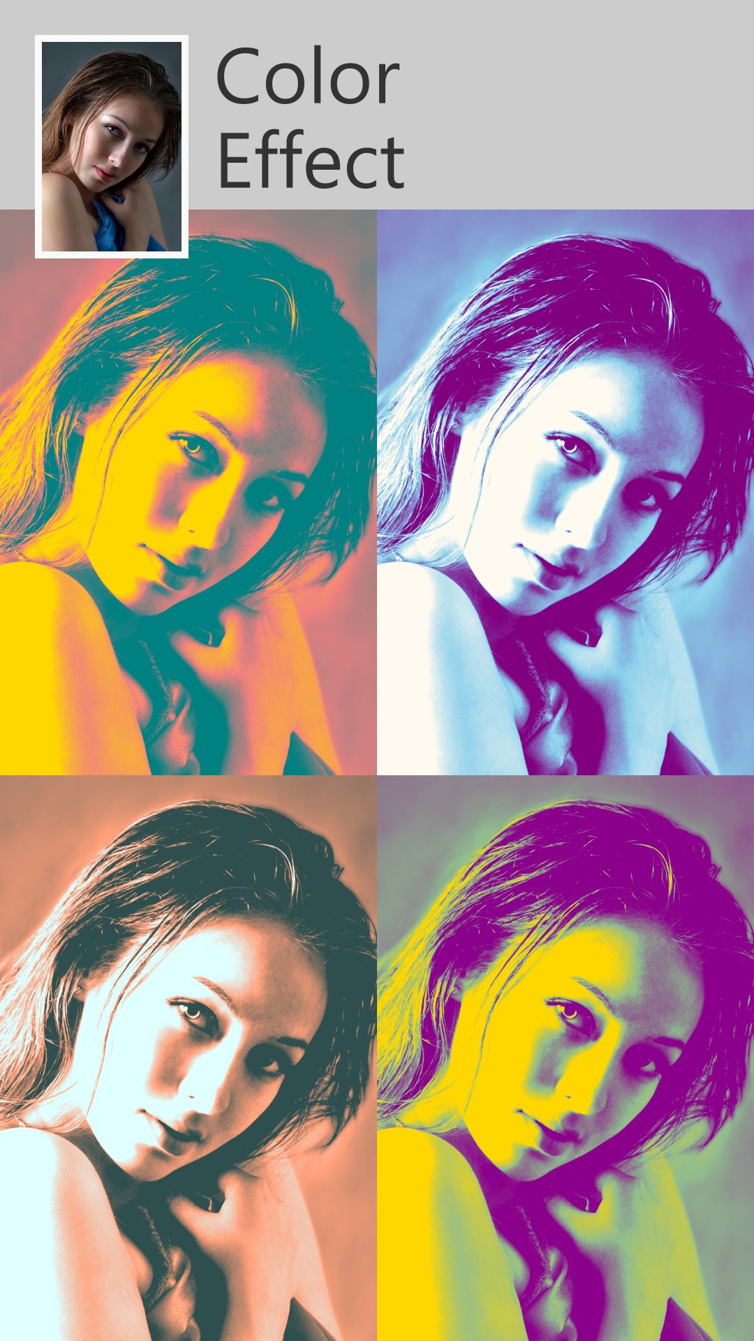 اسکرین شات 2 برنامه SelfieArt: Profile Pic Editor