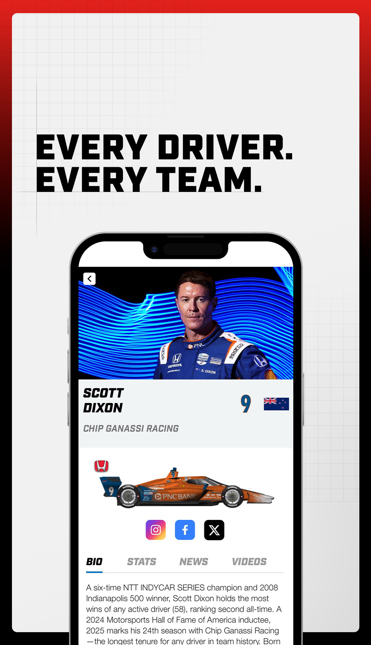 اسکرین شات 5 برنامه INDYCAR
