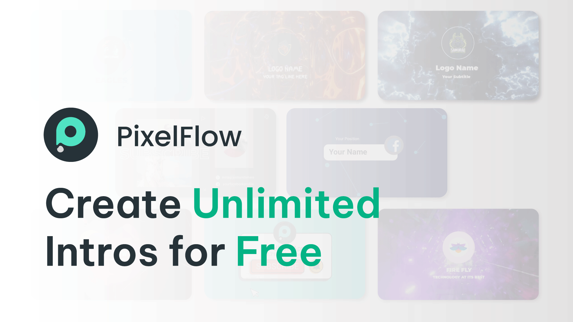 اسکرین شات 1 برنامه PixelFlow: Intro Video maker