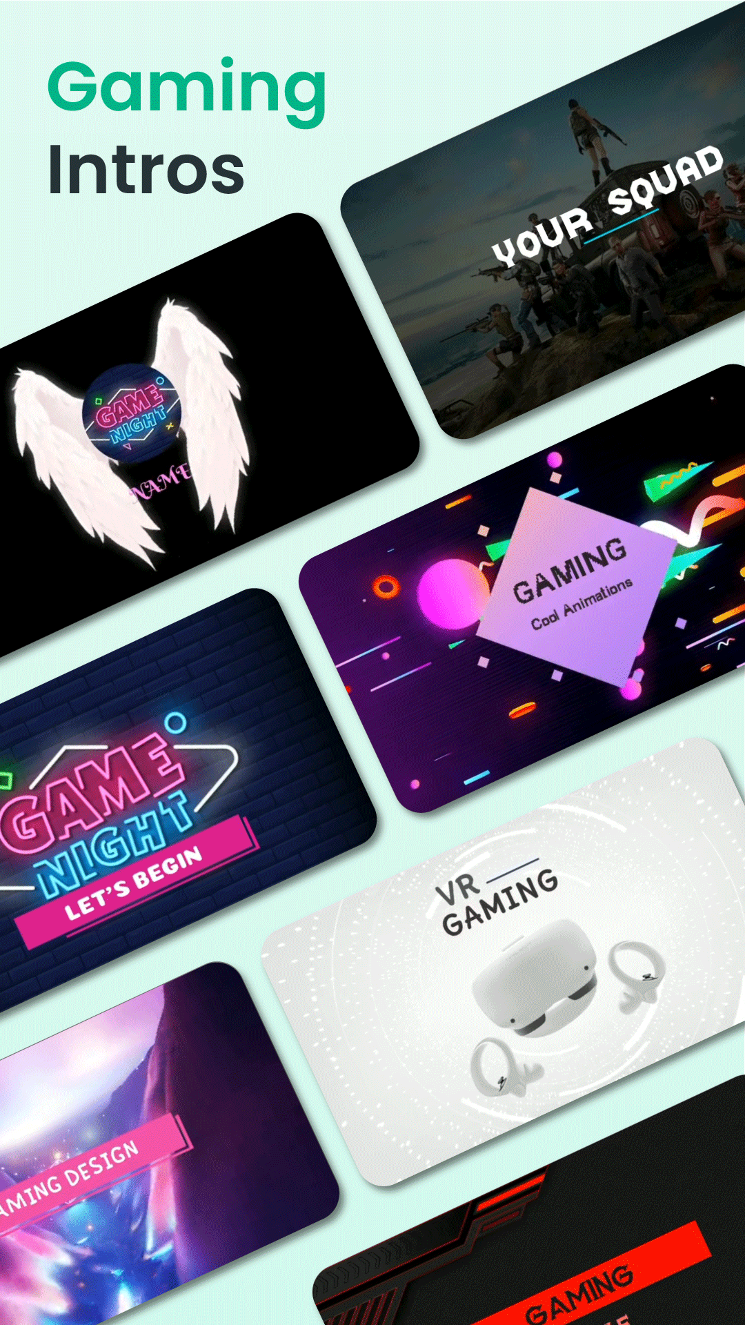 اسکرین شات 4 برنامه PixelFlow: Intro Video maker