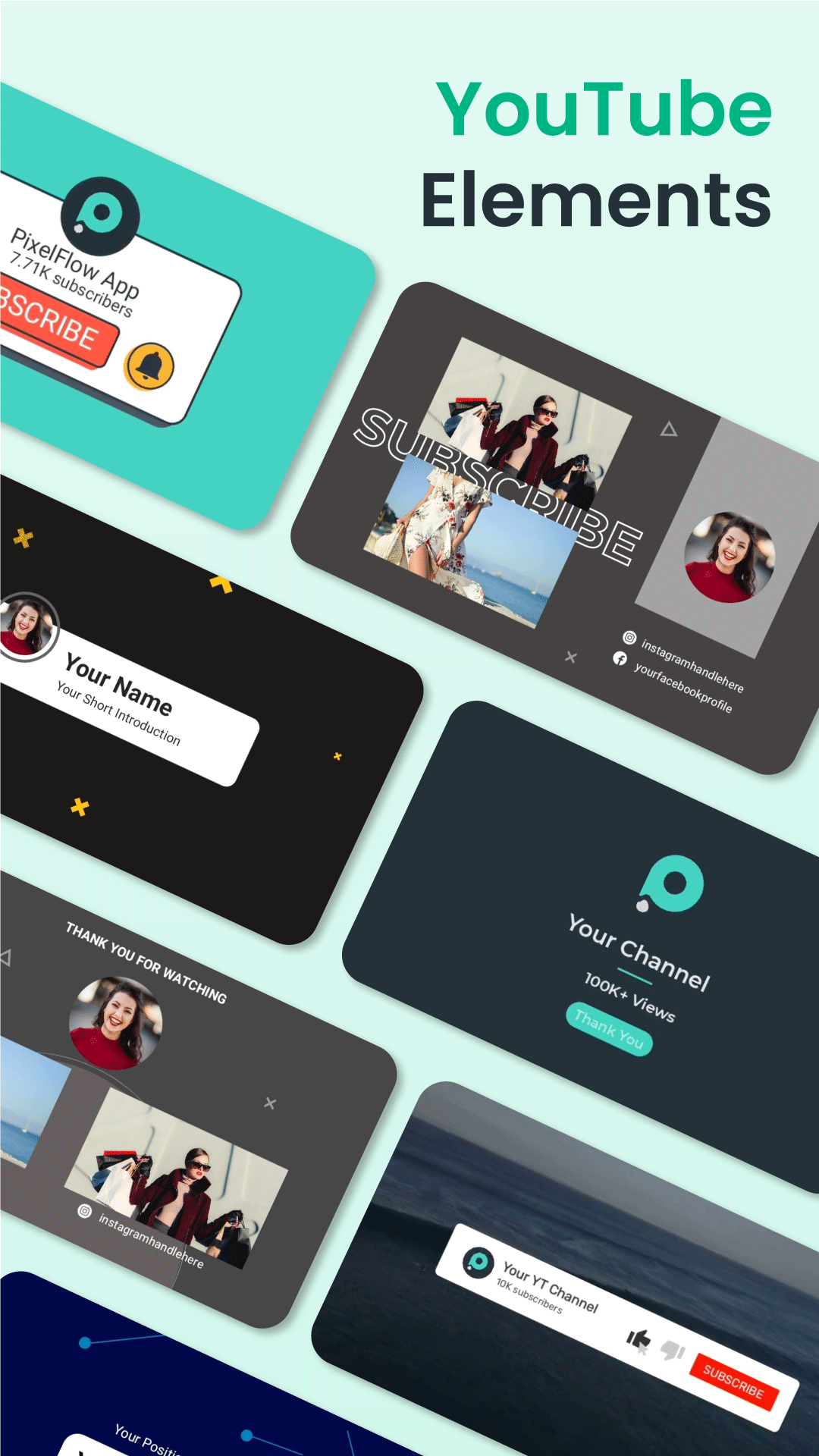اسکرین شات 6 برنامه PixelFlow: Intro Video maker